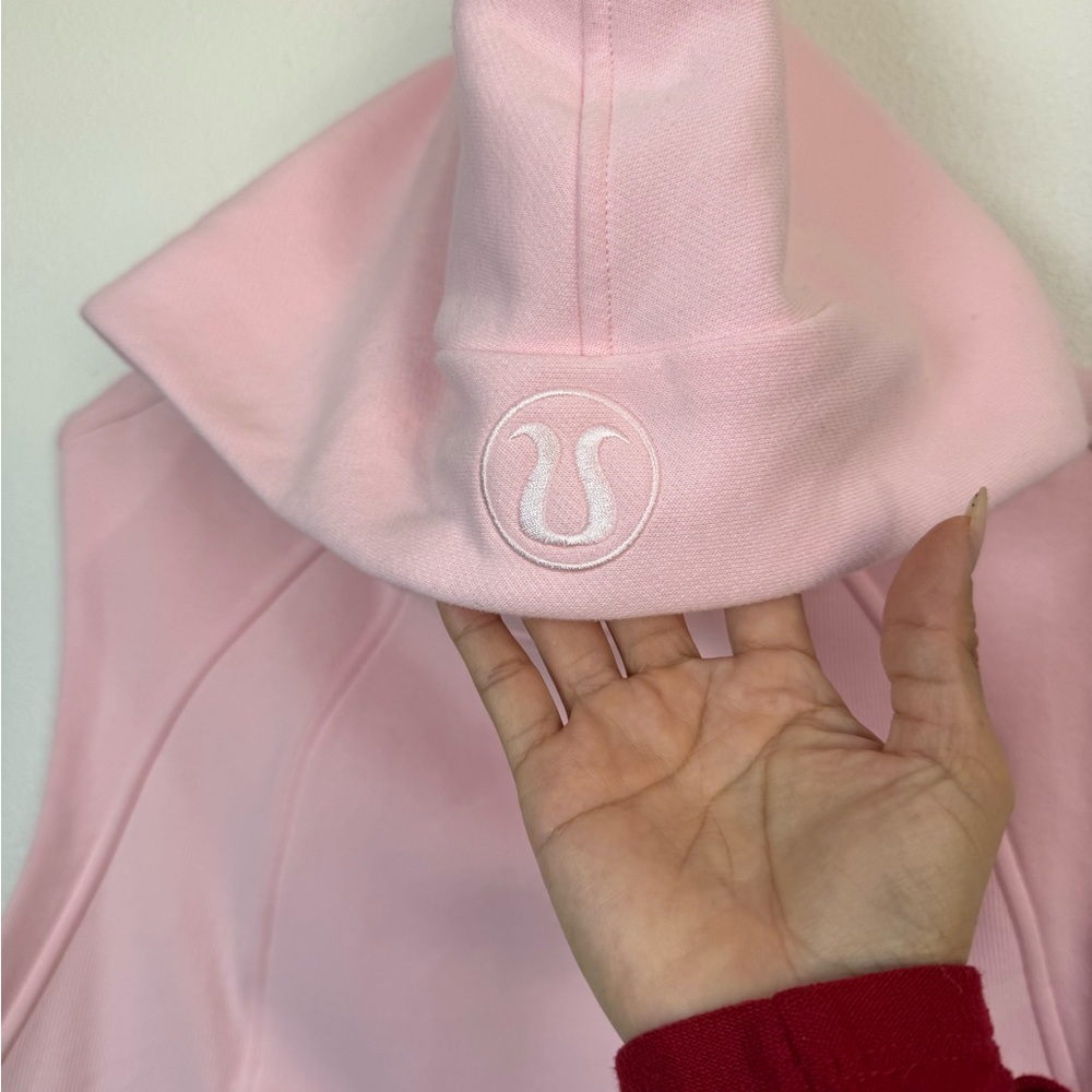 Lululemon Scuba Sleeveless Hoodie Vest Pink Oversized Athleisure XS/S - Picture 5 of 13